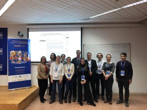 Membres du comité d'organisation et participants du workshop "The Communication Challenges in Joint Action for Human-Robot Interaction", 2019, Madrid.